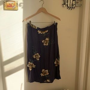 Free People midi skirt